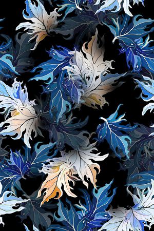 绿植树叶印花华亿平台图片