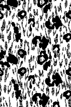 黑白华亿平台印花华亿平台图片