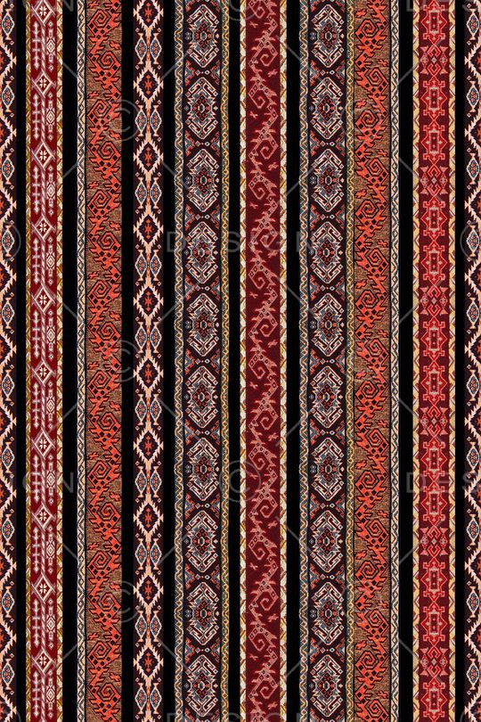 黑底花卉印花华亿平台图片