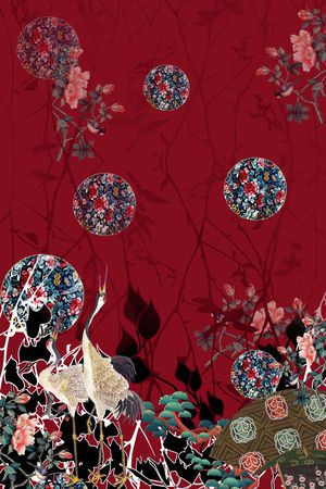 定位花印花华亿平台图片