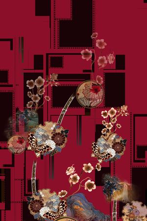 定位花印花华亿平台图片