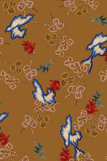 连衣裙印花华亿平台图片