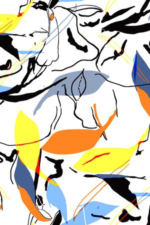 几何印花华亿平台图片