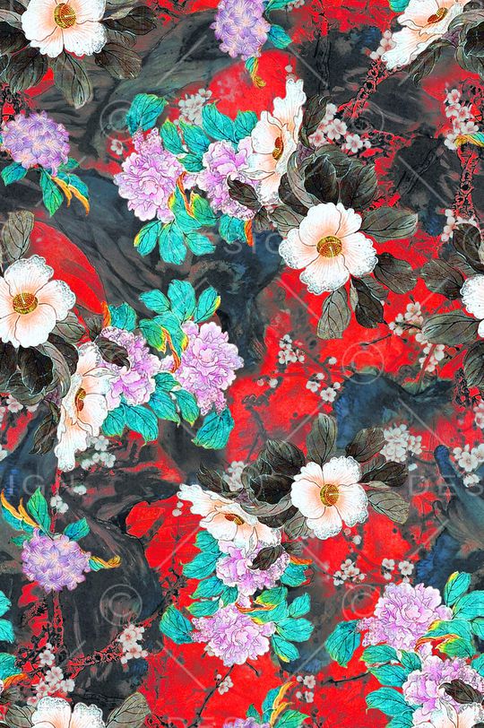 旗袍印花华亿平台图片