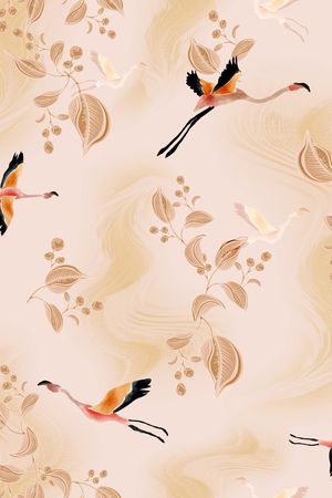 复古印花华亿平台图片