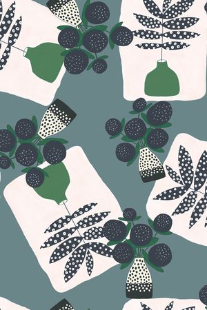 植物印花华亿平台图片