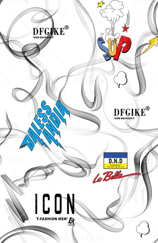 字母印花华亿平台图片