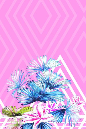 水彩印花华亿平台图片