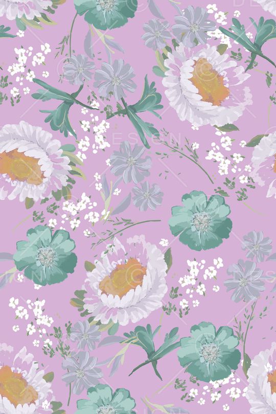 菊花印花华亿平台图片