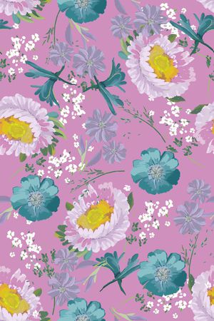 菊花印花华亿平台图片