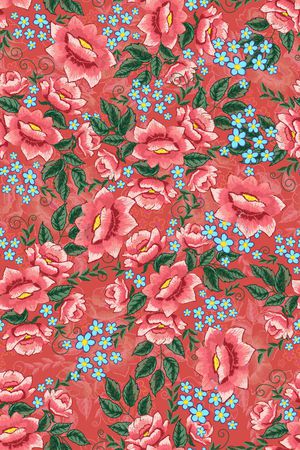 红花印花华亿平台图片