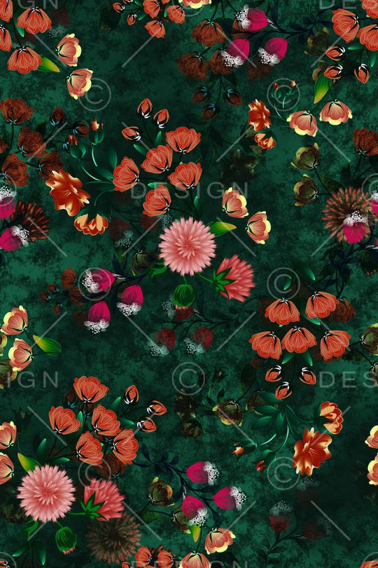 复古印花华亿平台图片