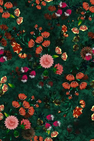 复古印花华亿平台图片