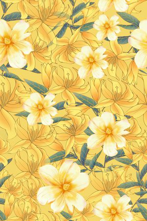 绿植树叶印花华亿平台图片