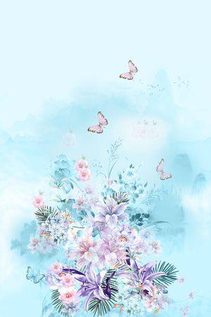 女装定位花印花华亿平台图片