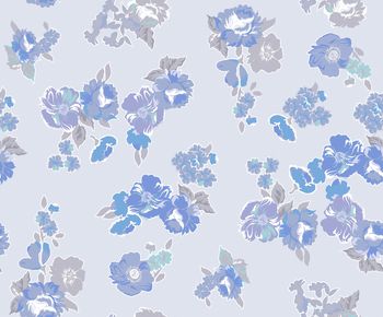 民族花卉印花华亿平台图片