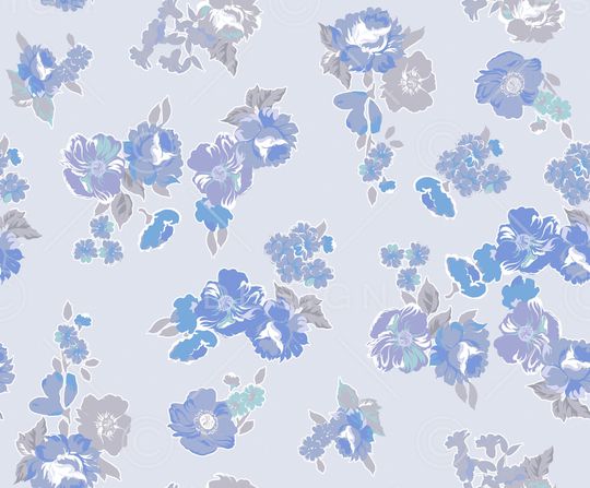 民族花卉印花华亿平台图片