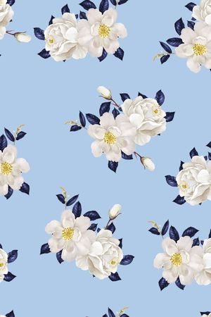 白花印花华亿平台图片