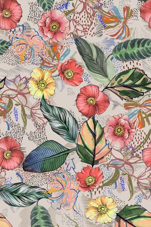 几何印花华亿平台图片