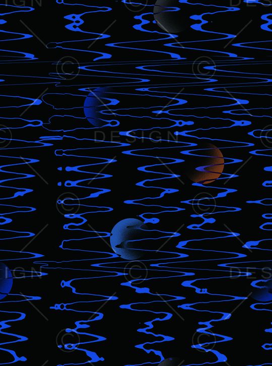 波浪纹印花华亿平台图片