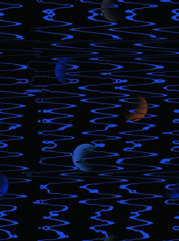 波浪纹印花华亿平台图片