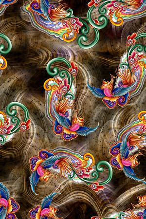 民族风印花华亿平台图片