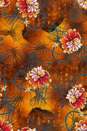 民族风印花华亿平台图片