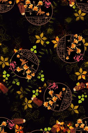 民族风印花华亿平台图片