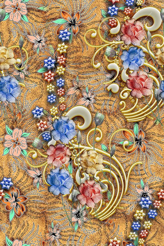 民族风印花华亿平台图片