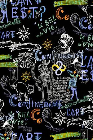 涂鸦印花华亿平台图片