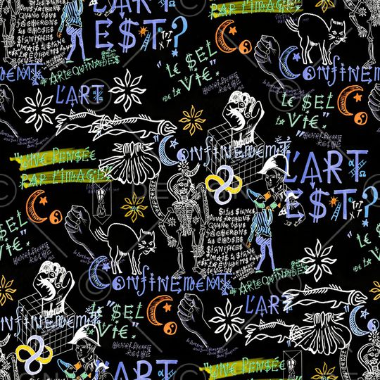 涂鸦印花华亿平台图片