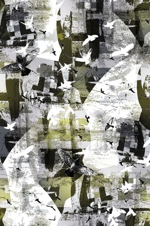 几何印花华亿平台图片