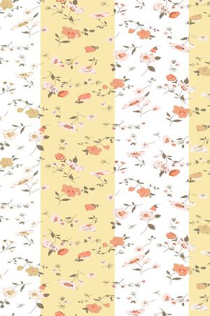 民族花卉印花华亿平台图片