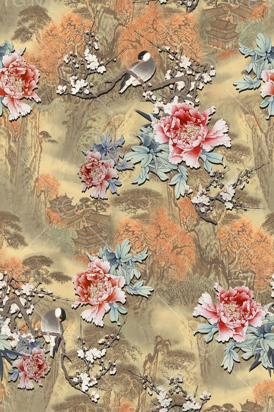 香云纱印花华亿平台图片