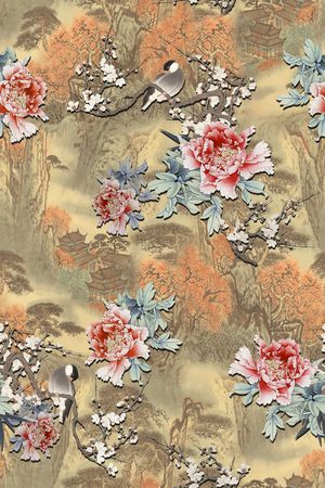 香云纱印花华亿平台图片