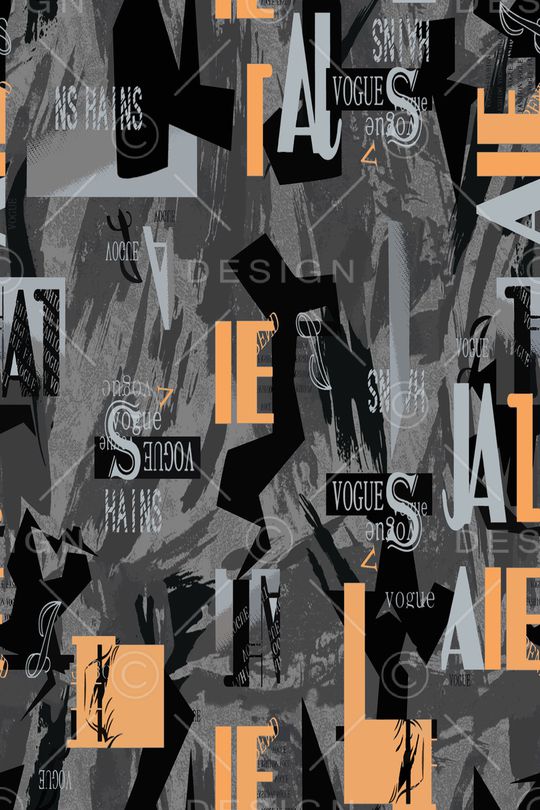 字母印花华亿平台图片