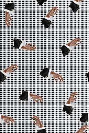 格子印花华亿平台图片