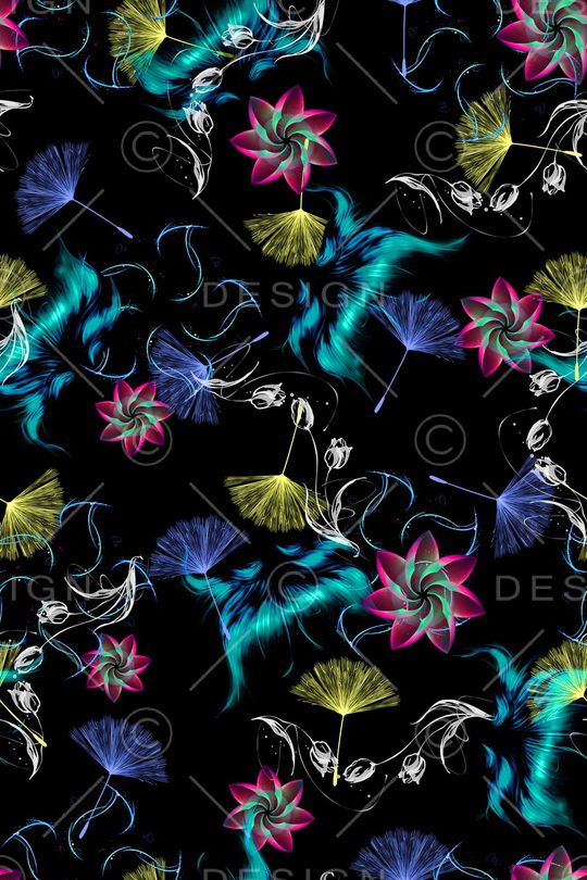 蒲公英印花华亿平台图片