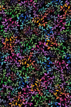 绿植树叶印花华亿平台图片