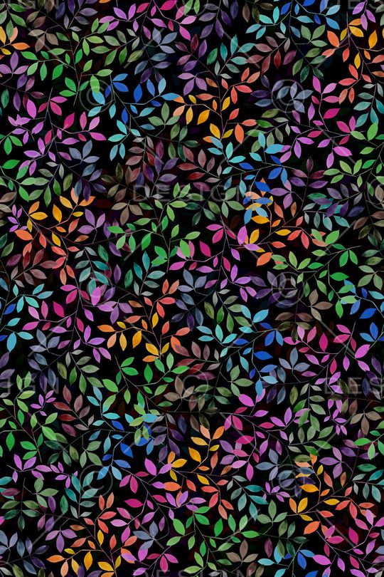 绿植树叶印花华亿平台图片