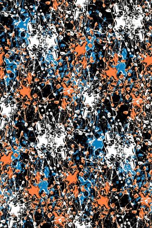 抽象男装印花华亿平台图片