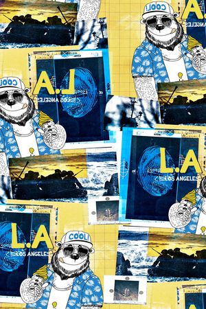 字母印花华亿平台图片