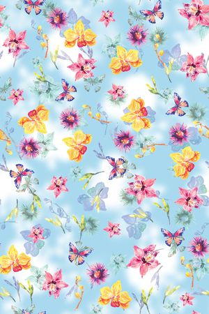 淑女印花华亿平台图片