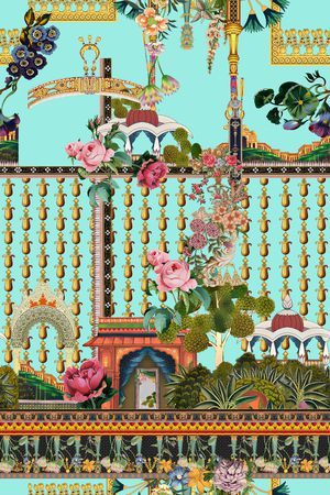 玫瑰花印花华亿平台图片