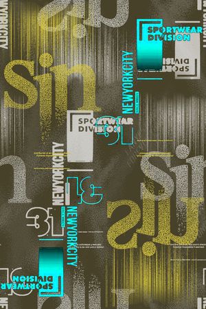 字母印花华亿平台图片