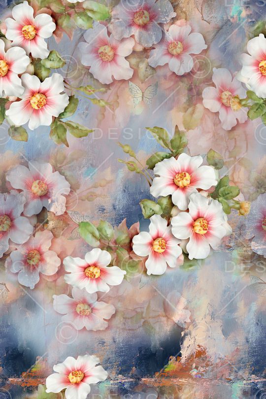 绿植树叶印花华亿平台图片