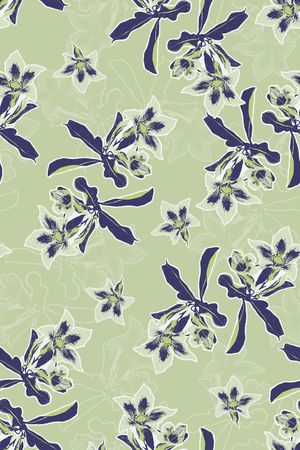 复古印花华亿平台图片