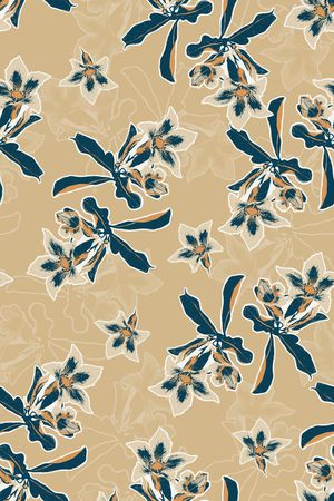 复古印花华亿平台图片