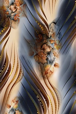 复古印花华亿平台图片