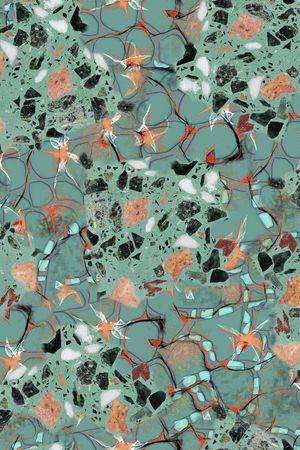 线条印花华亿平台图片